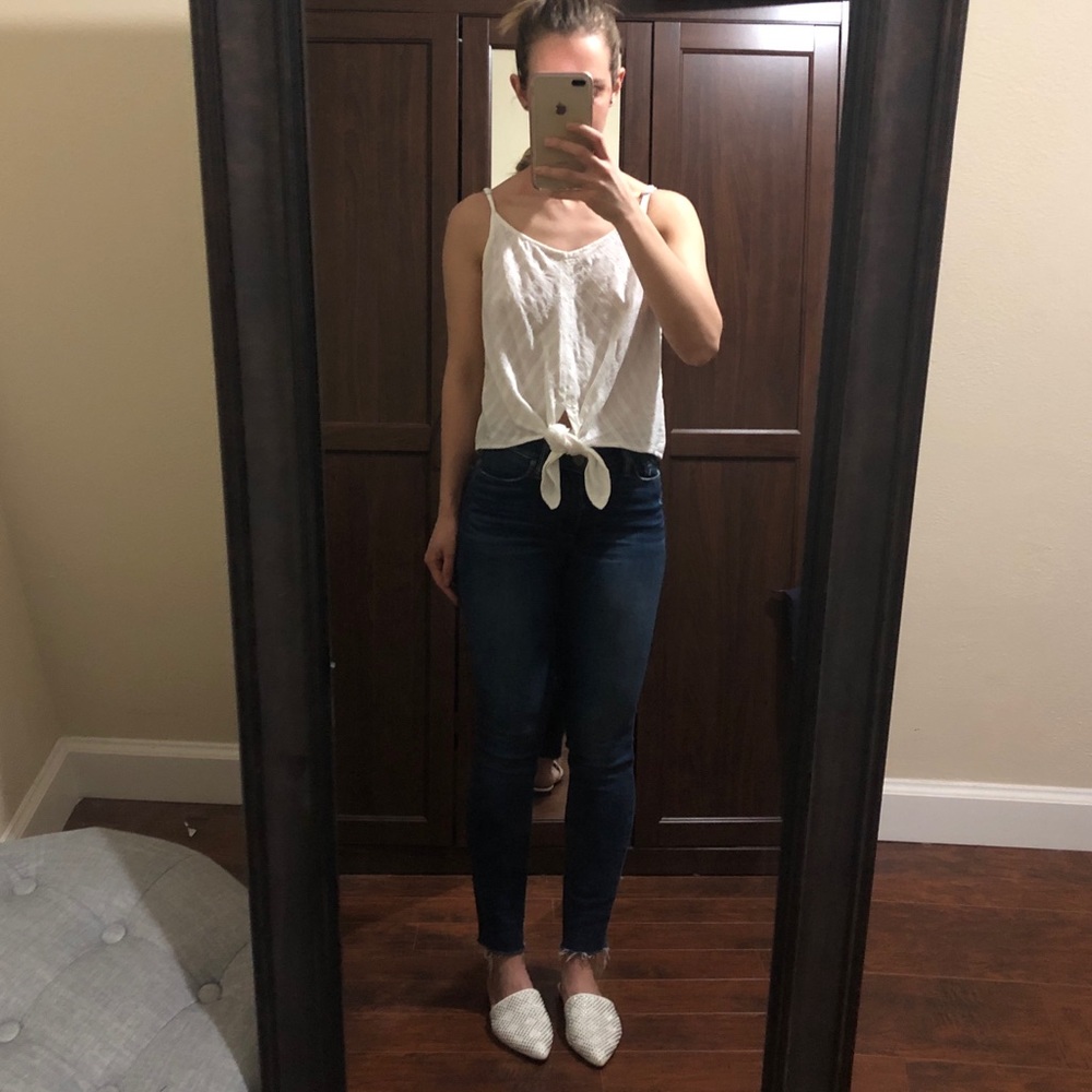 Off white tank size XS